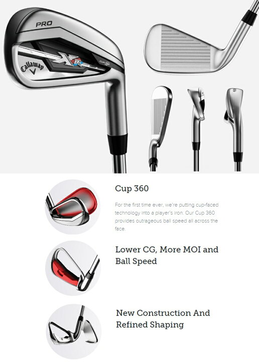楽天市場】在庫あり！Callaway XR Pro Iron キャロウェイ XR プロ 
