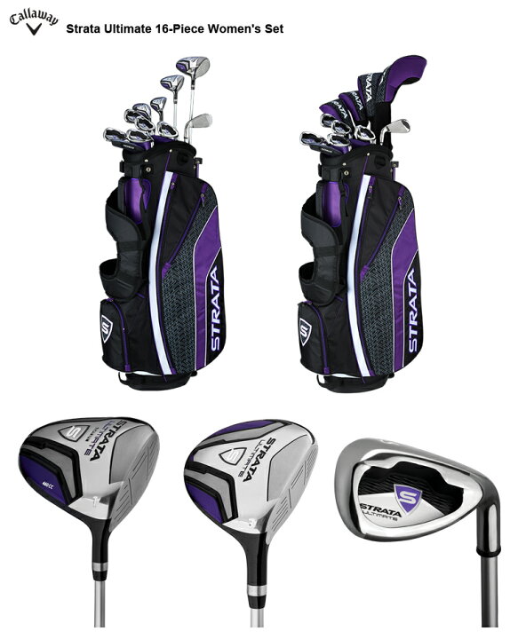 楽天市場】Callaway Strata Ultimate 16-Piece Women