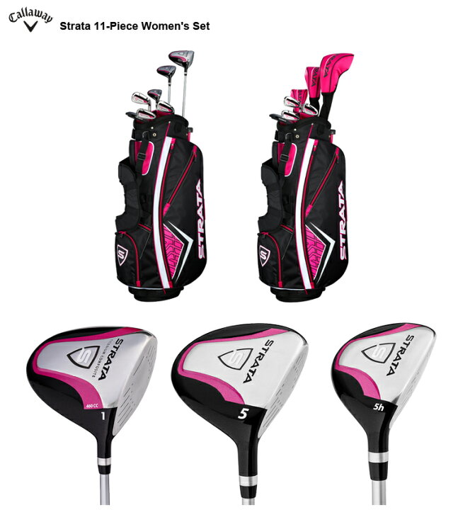 楽天市場】即納可！【レフティモデル】Callaway Strata 11-Piece  