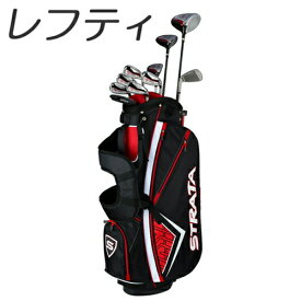 【レフティモデル】即納可！Callaway Strata Plus 14-Piece Men's Set キャロウェイ ストラータ プラス 14ピース メンズ ゴルフクラブ セット