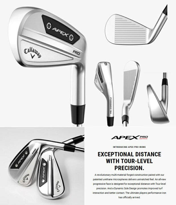 楽天市場】【レフティモデル】【単品アイアン】Callaway Apex Pro Iron  