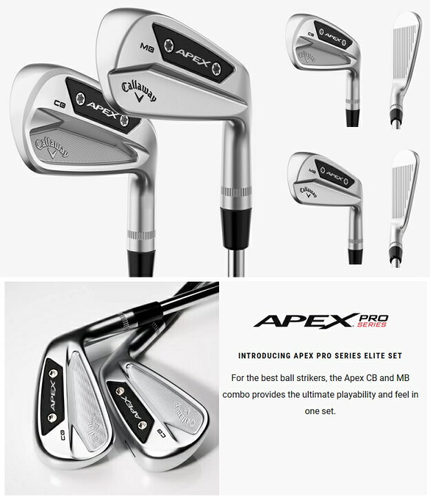 楽天市場】【レフティモデル】Callaway Apex Pro Series Elite Set 