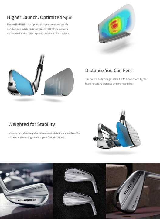 楽天市場】【レフティモデル】Cobra Golf King Tec Utility Iron 