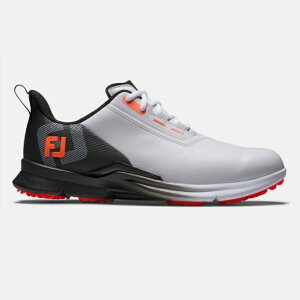 FootJoy FJ Fuel Golf Shoes - White / Black / Coral tbgWC FJ t[G St V[Y 55420