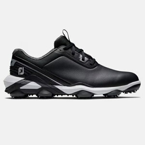 FootJoy Tour Alpha Golf Shoes (Black/White) tbgWC cA[ At@ St V[Y 55537