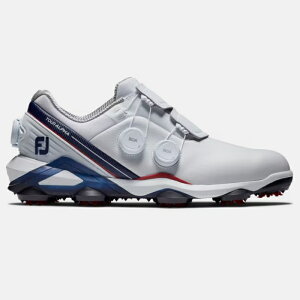 FootJoy Tour Alpha Triple BOA Golf Shoes (White/Red) tbgWC cA[ At@ gv {A St V[Y 55542