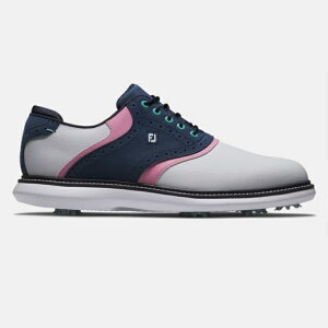 FootJoy Traditions Golf Shoes - White / Navy / Pink tbgWC gfBVY St V[Y 57959