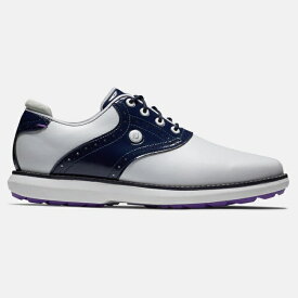 FootJoy Traditions Spikeless Women's Golf Shoes - White / Navy フットジョイ トラディションズ スパイクレス レディース ゴルフ シューズ 97899