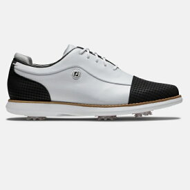 FootJoy Traditions Cap Toe Women's Golf Shoes - White / Black フットジョイ トラディション キャップ トゥ レディス ゴルフ シューズ 97912