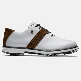 FootJoy Premiere Series - Women's Golf Shoes - White / Tan Leopard Print フットジョイ プレミア シリーズ レディース ゴルフ シューズ 99041