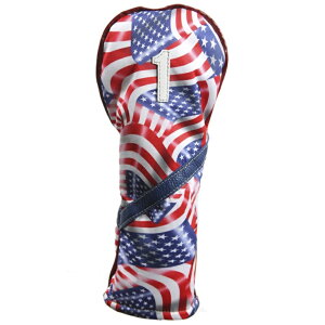 iliac Golf Royal Merica III Driver Head Cover (Red / White / Navy) �C���A�b�N �S���t ���C���� �A�����J �h���C�o�[ �w�b�h�J�o�[