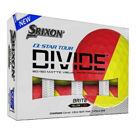 Srixon Q-Star Tour Divide Golf Ball Redスリクソン Q-Star ツアー ディバイド ゴルフ ボール レッド 1ダース