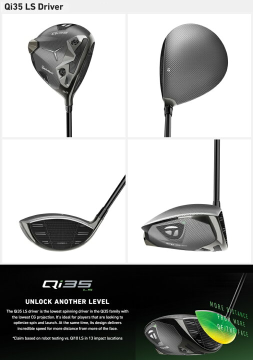 楽天市場】【レフティモデル】TaylorMade Qi35 LS Driver 