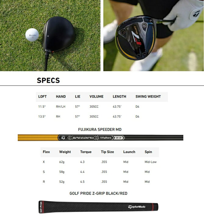 楽天市場】【レフティモデル】Taylor Made R7 Quad Mini Driver 