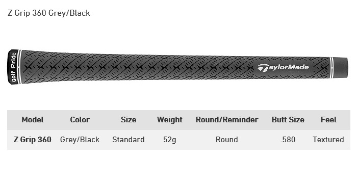 【楽天市場】TaylorMade P770 Iron Golf Pride Z-Grip 360 (Grey 