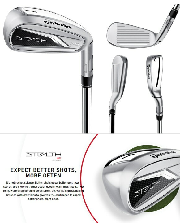 楽天市場】【レフティモデル】TaylorMade Stealth HD Iron 