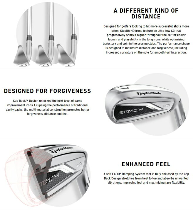 楽天市場】【レフティモデル】TaylorMade Stealth HD Iron 