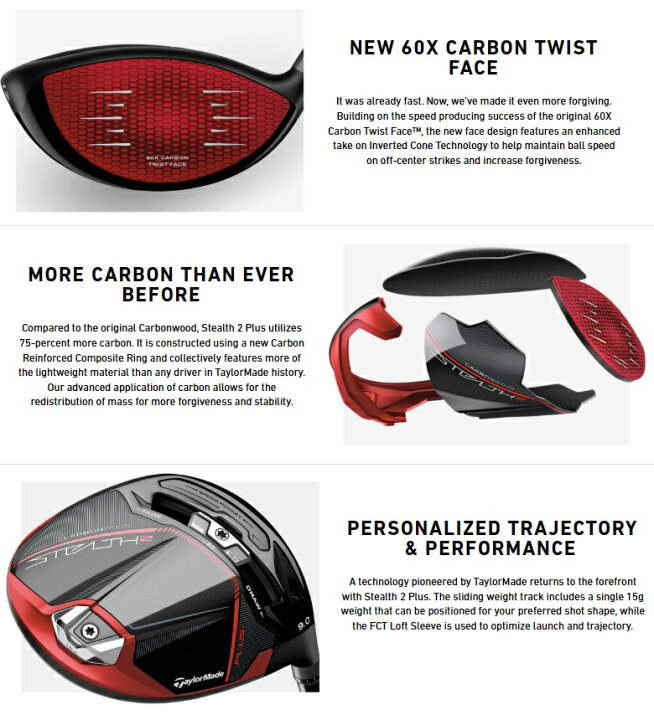 楽天市場】在庫あり！TaylorMade Stealth 2 Plus Driver 
