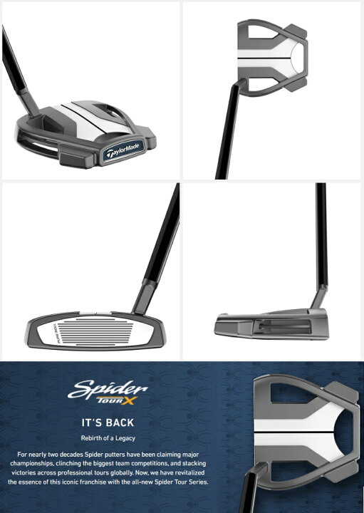 楽天市場】【レフティモデル】TaylorMade Spider Tour X Putter 