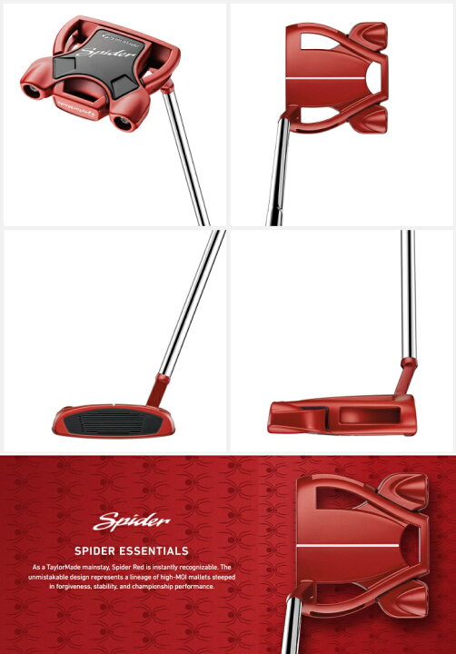 楽天市場】【レフティモデル】TaylorMade Spider Red Putter 