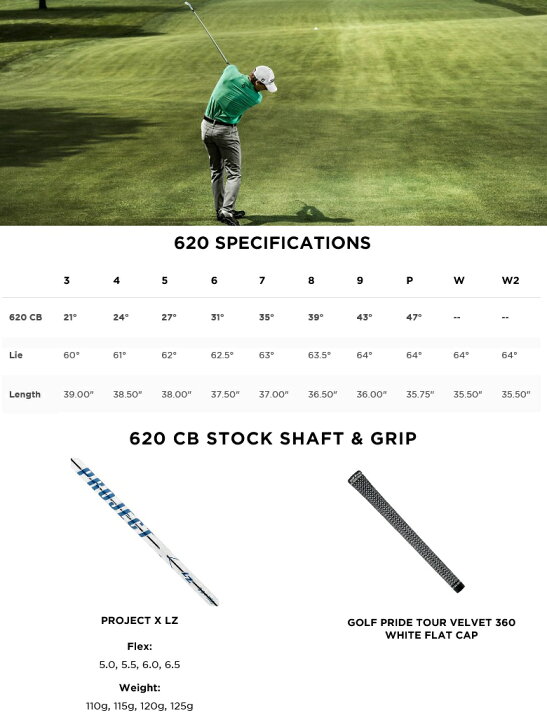 楽天市場】【レフティモデル】Titleist 620 CB Iron タイトリスト 620 