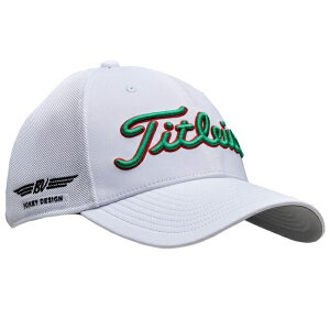 Titleist Vokey Tour Sports Mesh Cap - White/Green/Red �^�C�g���X�g �{�[�P�C �c�A�[ �X�|�[�c ���b�V�� �L���b�v