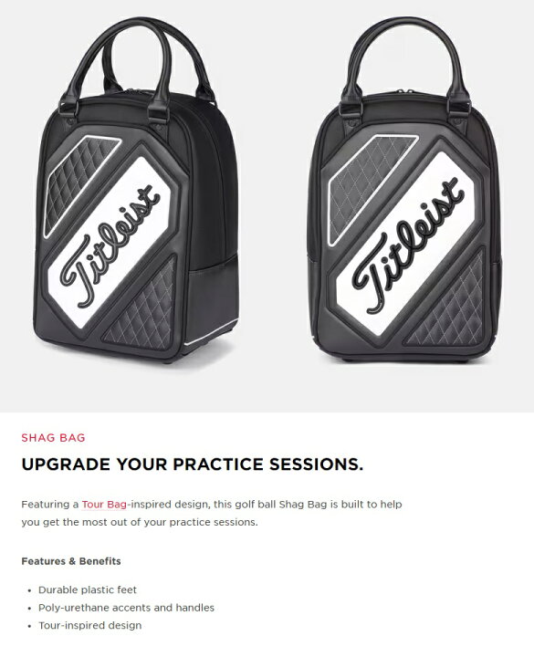 楽天市場】Titleist 2024 Shag Bag タイトリスト シャグバッグ : プロ 