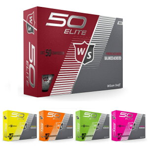Wilson Staff Fifty Elite Golf Balls �E�B���\�� �X�^�b�t �t�B�t�e�B �G���[�g �S���t�{�[�� 1�_�[�X