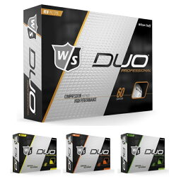 Wilson Staff(ウィルソン スタッフ)Duo Pro Golf Ball ゴルフボール 1ダース