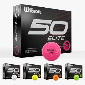 Wilson Staff 50 Elite Golf Ball EB\ X^bt tBteB G[g St{[ 1_[X