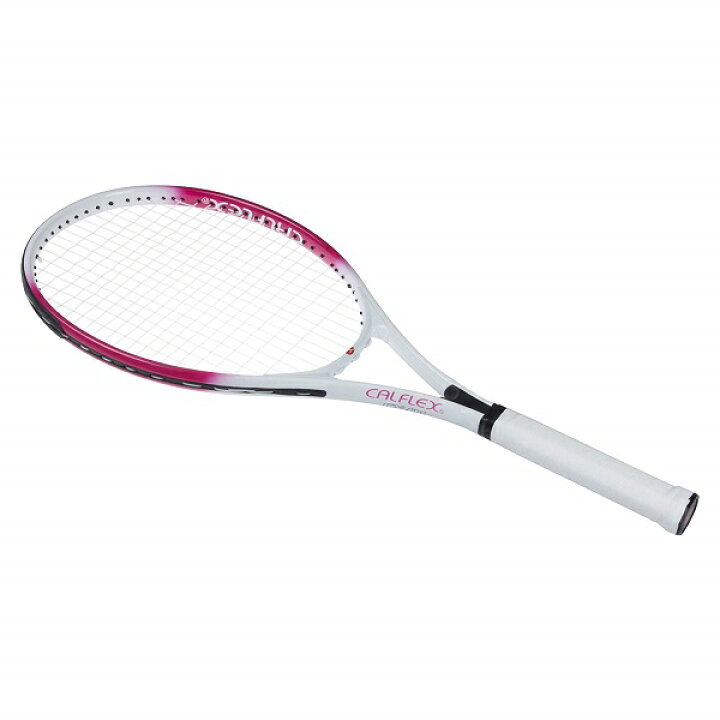 CALFLEX カルフレックス 硬式テニスラケット 一般用 グリップサイズ2 ホワイト サクライ貿易 (SAKURAI) CX-01 (テニス  硬式 ラケット 一般 大人 テニスラケット ガット張り上げ済み ケース付き テニス用品) サクライ貿易 