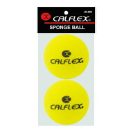 CALFLEX カルフレックス スポンジボール 2球入り LB-600 (テニス ボール スポンジ ジュニア用 やわらか …