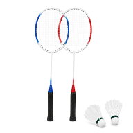 ENJOY FAMILY エンジョイファミリー バドミントン2本組みセット EFS-201W (バドミントン ラケット バドミ…