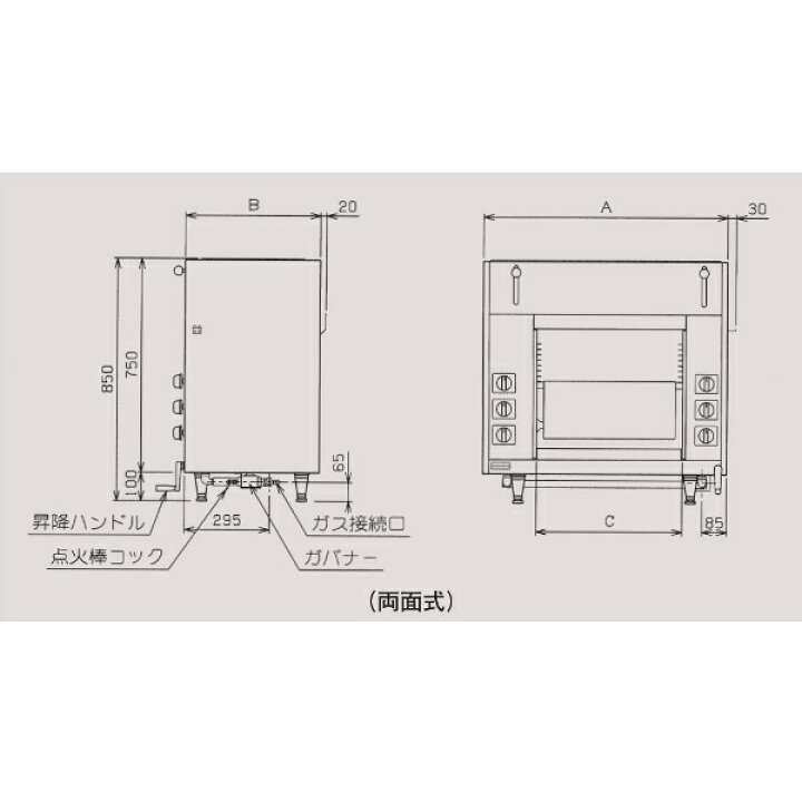 楽天市場】マルゼン 両面式焼物器 ≪スピードグリラー≫ GRILLER MGKW 
