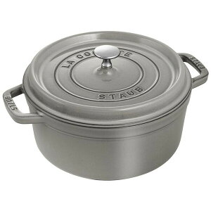 staub �X�g�E�u �s�R �R�R�b�g �� 26cm IH�Ή� �O���[
