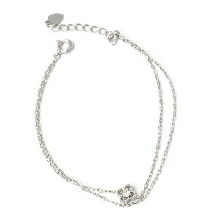 楽天市場】K10/K18 フラワー ダイヤモンド ブレスレットブレスレット  