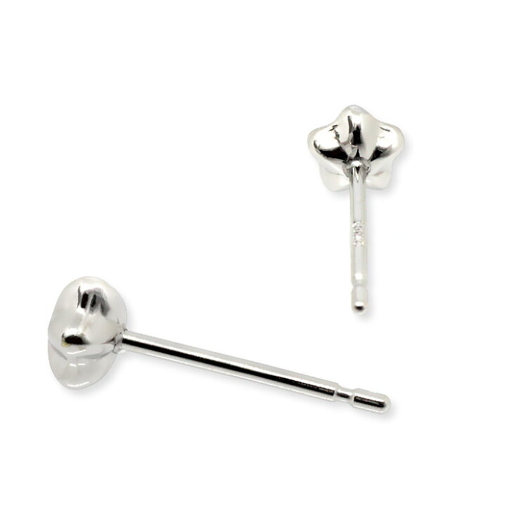楽天市場】【Pt900】日本製 プラチナ スター ピアス 4mm｜上品な星 