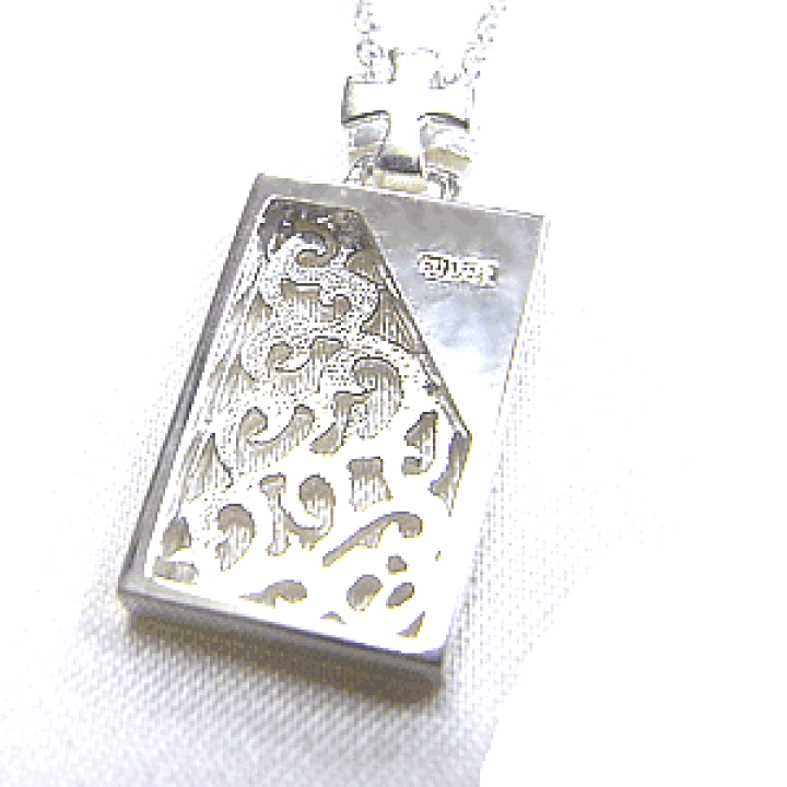 楽天市場】ペア割引シルバー925 十字架と唐草模様のデザインペア