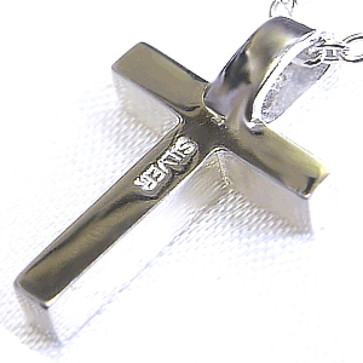 楽天市場】【2本セット】シルバー925 シンプル クロス ペア