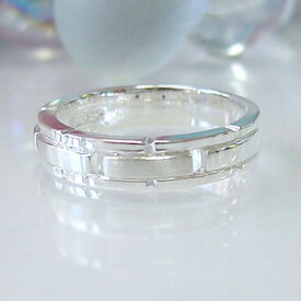 シルバー925　リング　”Link”結婚指輪・マリッジリング（173052）/楽ギフ_包装