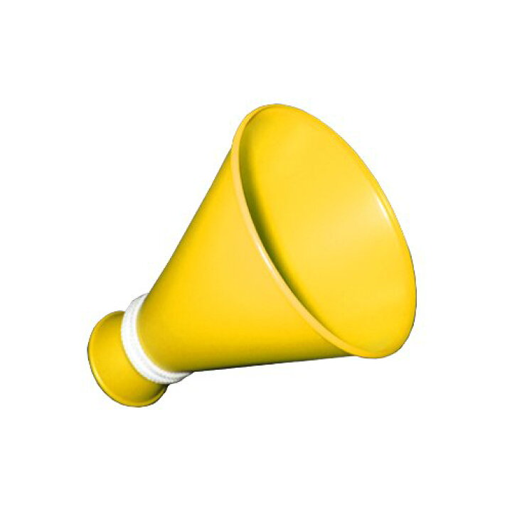 楽天市場 ミニメガホン 黄色 紐付き 日本製 応援用メガフォン 応援メガホン 応援グッズ 小さい スモールサイズ かわいい 甲子園 野球 バレー バスケットボール サッカー 体育祭 運動会 スポ少 楽天通販 選挙用 応援 スポーツ 大会 予選 本線 観戦 Mini Megaphone Yellow