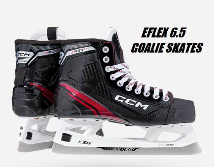 楽天市場】CCM（シーシーエム） EFLEX 6.5 GOALIE SKATES INT アイス 