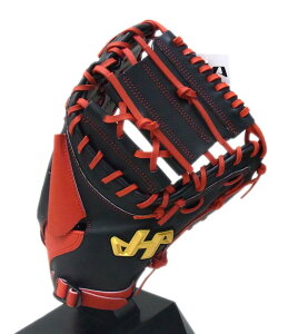 【限定商品】 hatakeyama(ハタケヤマ) ソフトボール用キャッチャーミット 捕手用 105型 右投げ用 (A)ブラック×レッド PRO-105