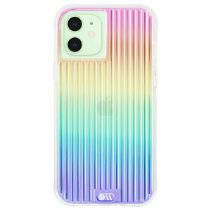 �y�����y�A�y���A�j�������z�y���������zCase-Mate iPhone 12 mini Tough Groove Iridescent�yiPhone 12 mini�Ή��z