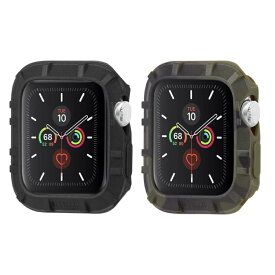 【あす楽、土日、祝日発送】Pelican Apple Watch ケース 44/42mm / 抗菌・耐衝撃バンパー Protector Bumper - Black Camo Green 0846127195515 0846127195522