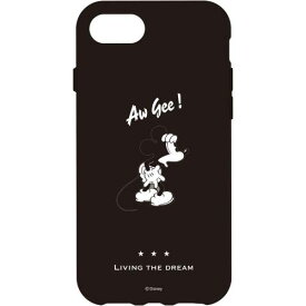 【あす楽、土日、祝日発送】グルマンディーズ ディズニーキャラクター/IIIIfit iPhone8/7/6s/6(4.7インチ)対応ケース ミッキーマウス ブラック DN-647A 4536219984467