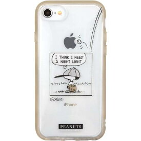 【あす楽、土日、祝日発送】グルマンディーズ ピーナッツ IIIIfit clear iPhoneSE(第2世代)/8/7/6s/6(4.7インチ)対応ケース ベースボール SNG-478B クリア、グレー 4550213026886