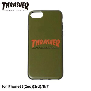 �y�����y�A�y���A�j�������z�y���������zTHRASHER HOME TOWN Logo Hybrid IML Back Case OLV/ORG�yiPhone SE(��2����)(��3����)/8/7�Ή��z�X���b�V���[ �A�C�t�H���P�[�X iphone�P�[�X �w�ʃP�[�X �X�}�z�P�[�X �X