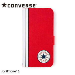 �y�����y�A�y���A�j�������z�y���������zCONVERSE Uncle Patch&Stripes Book Type Case RED�yiPhone 13�Ή��z�A�C�t�H���P�[�X iphone�P�[�X �蒠�^�P�[�X �X�}�z�P�[�X �R���o�[�X �I�[���X�^�[ CANVAS ALL STAR