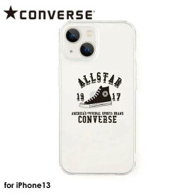 【あす楽、土日、祝日発送】CONVERSE College Logo Hybrid Clear Back Case BLACK【iPhone 13対応】アイフォンケース iphoneケース 背面型ケース スマホケース コンバース オールスター CANVAS ALL STAR クリアケース 4589676563829